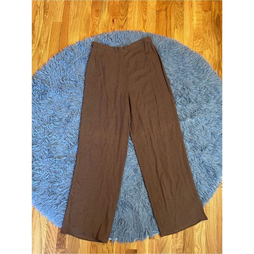 Yeohlee New York Wide Leg Brown Women's Pants Size 10